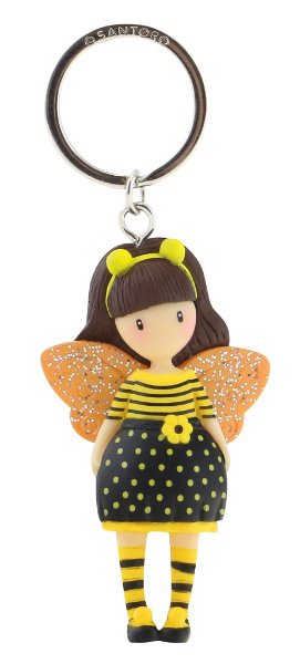 Santoro London Klíčenka Gorjuss Bee-Loved (Just Bee-Cause)