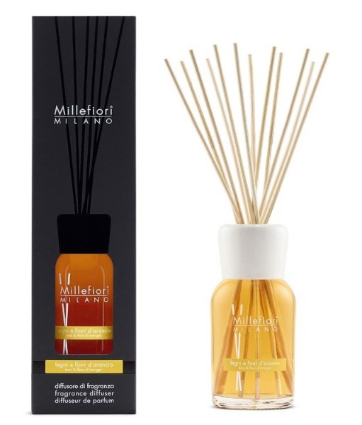 Millefiori Milano aroma difuzér 500 ml Dřevo a pomerančové květy