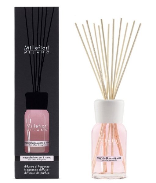 Millefiori Natural – aroma difuzér Magnólie a dřevo 500 ml