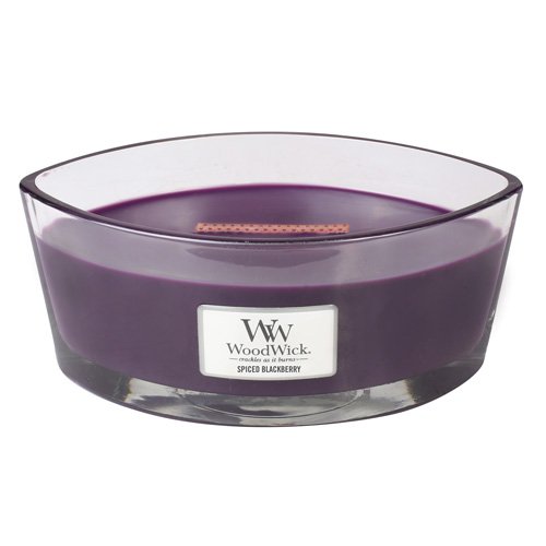 WoodWick Spiced Blackberry – vonná svíčka loď 453 g