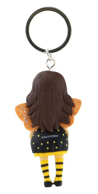Santoro London Klíčenka Gorjuss Bee-Loved (Just Bee-Cause)