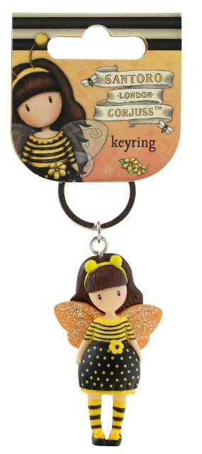 Santoro London Klíčenka Gorjuss Bee-Loved (Just Bee-Cause)