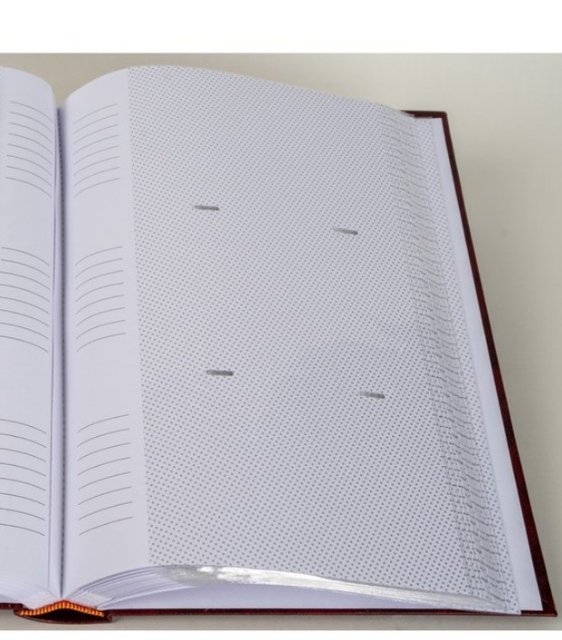 Fotoalbum 10×15/300 Classic – vínové, 3UP, šitá vazba