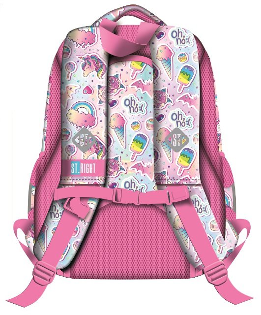 Batoh ST.RIGHT - SWEET & PINK, 3 komorový