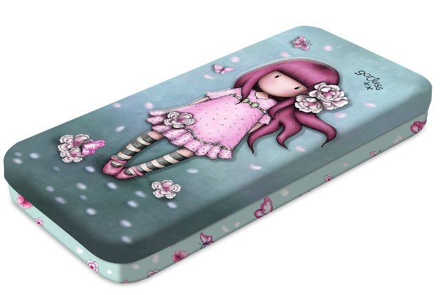 Plechový penál SANTORO LONDON > varianta CHERRY BLOSSOM