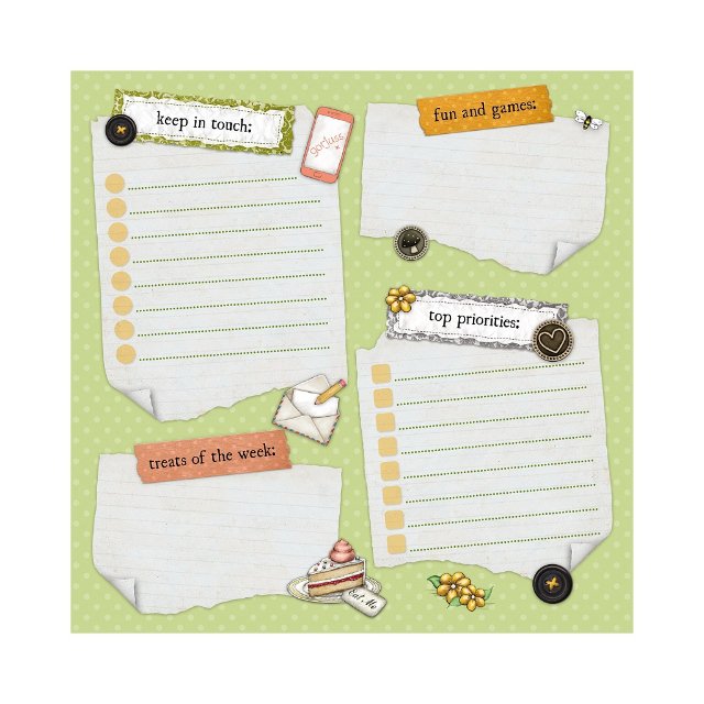 Santoro London Deník/Planner - dárková sada > varianta Bee-Loved