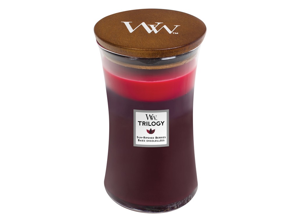 Svíčka Trilogy WoodWick - Letní bobule