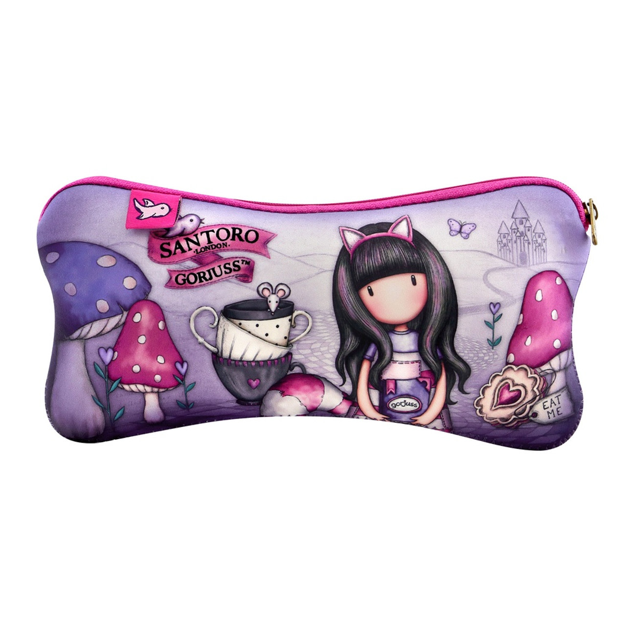 Penál Santoro London, neoprenový Cheshire Cat