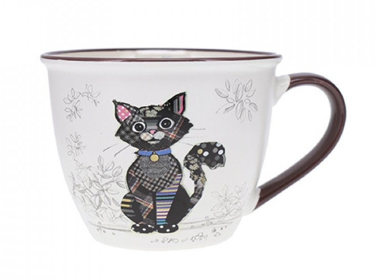 Hrnek 550 ml – BUG ART KOOKS KIUB Černá kočka