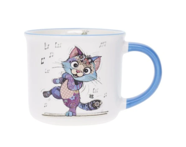 Hrnek espresso 125 ml - BUG ART KOOKS KIUB Kočka tančící