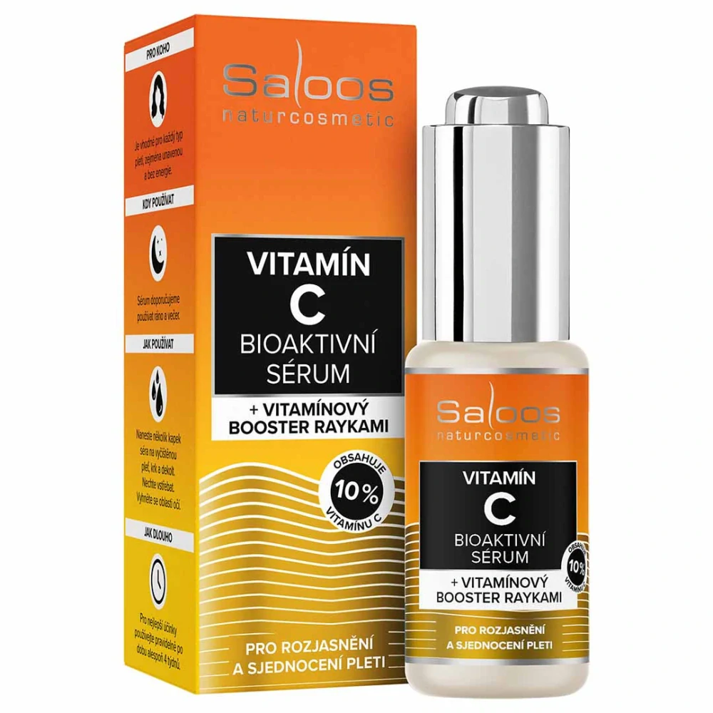 Saloos Bioaktivní sérum s vitamínem C 10 % – Raykami