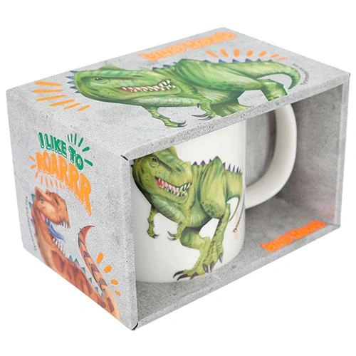 Dino World hrníček Tyrannosaurus Rex 3D zelený 250 ml