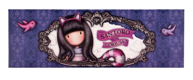 Santoro London Krabička na tužky/drobnosti Cheshire Cat 20x4x7 cm