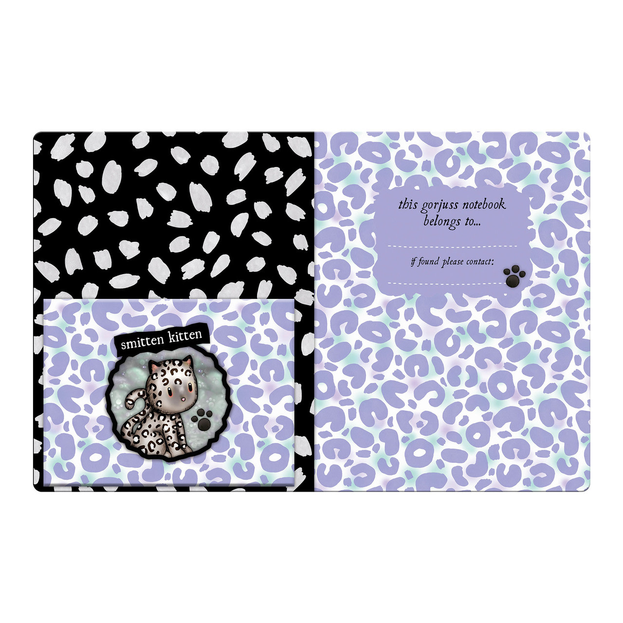 Santoro London Daily Planner - nedatovaný diář - Smitten Kitten