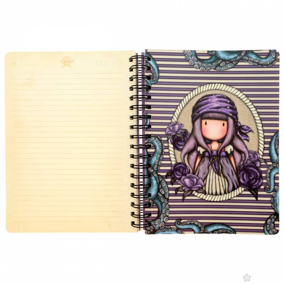 Santoro London Zápisník A4 Sea Nixie  320 stran