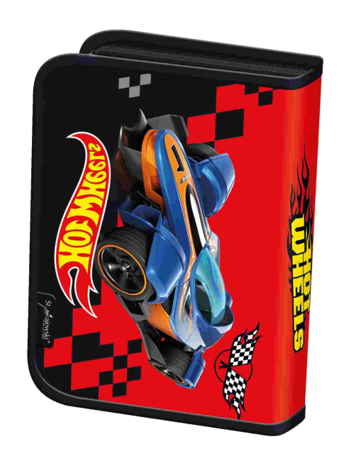 Školní penál jednopatrový HOT WHEELS