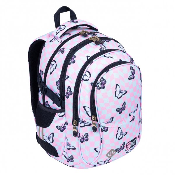 Školní batoh Butterflies 4 komorový