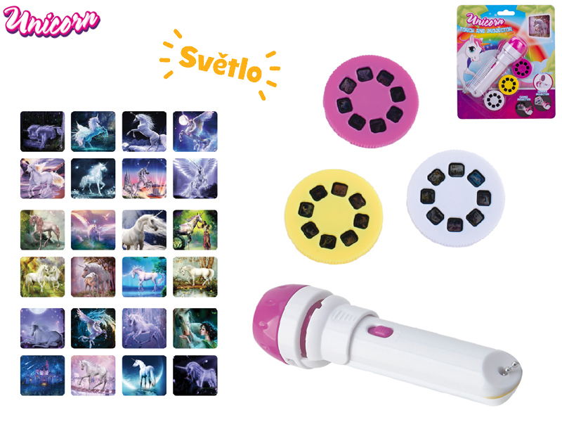 Dětský projektor Jednorožci