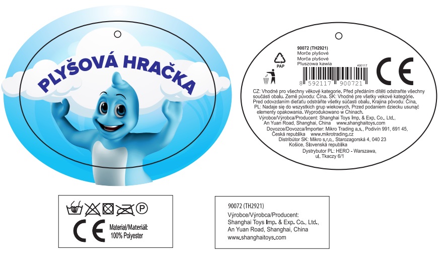 Plyšové morče 18 cm