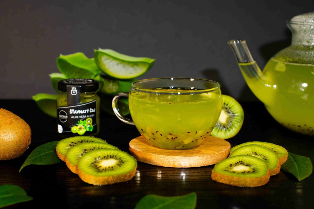 Šťavnatý Pečený čaj Aloe Vera & Kiwi 55 g