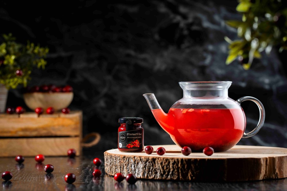 Šťavnatý Pečený čaj Brusinková směs 55 g