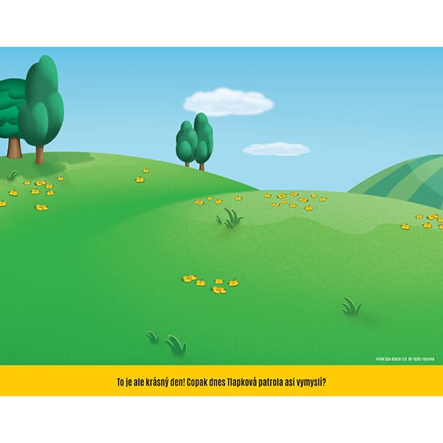 Tlapková patrola Lepím si znovu a znovu + omalovánky