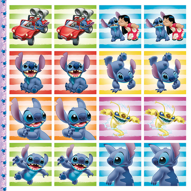 Pexeso Lilo & Stitch s omalovánkami