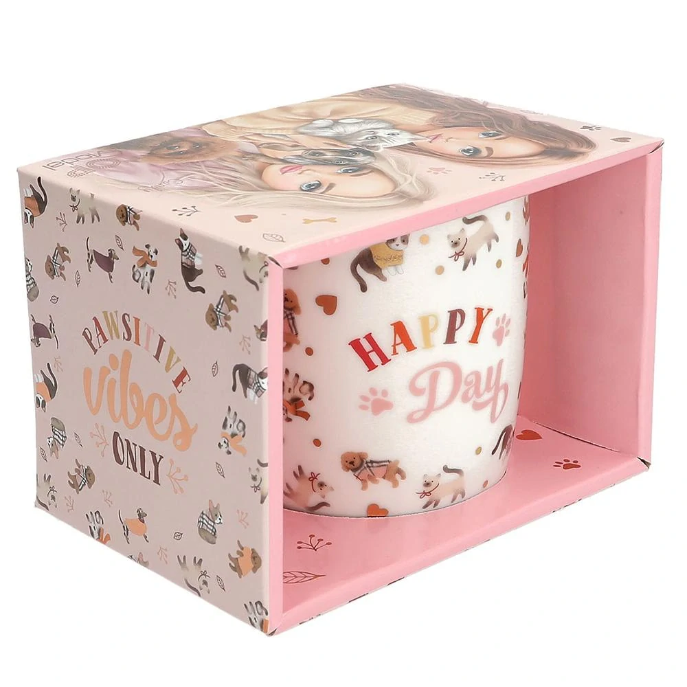 Top Model Porcelánový hrníček s věnováním Fur Ever Friends – Hayden & Candy