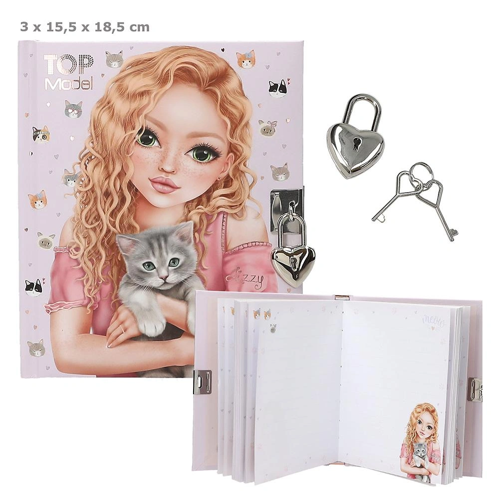 Top Model Deníček na zámek Kitty – Lizzy a kotě