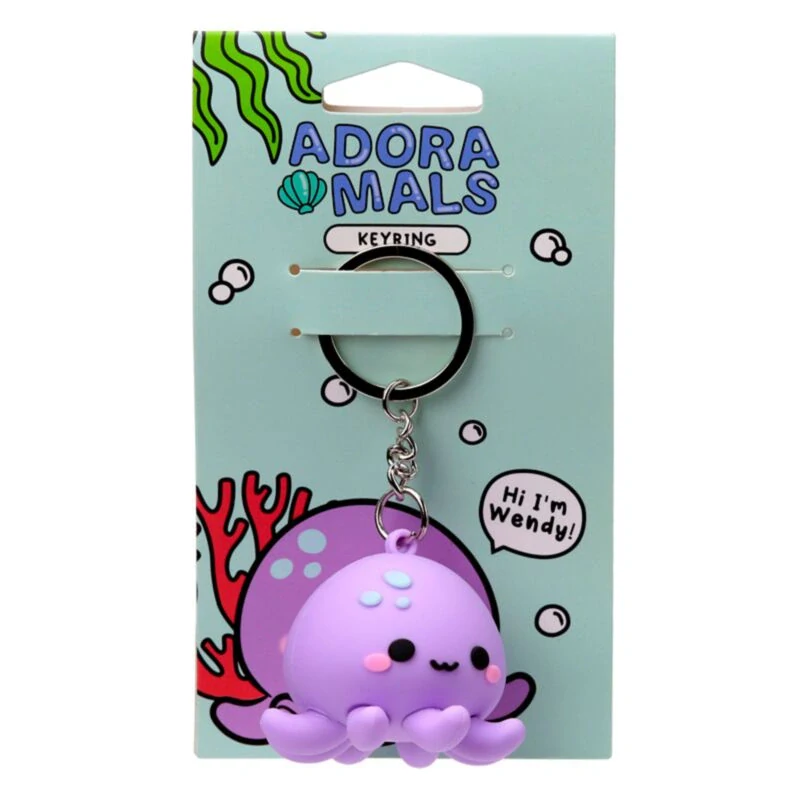 Klíčenka 3D chobotnička Wendy fialová - Adoramals