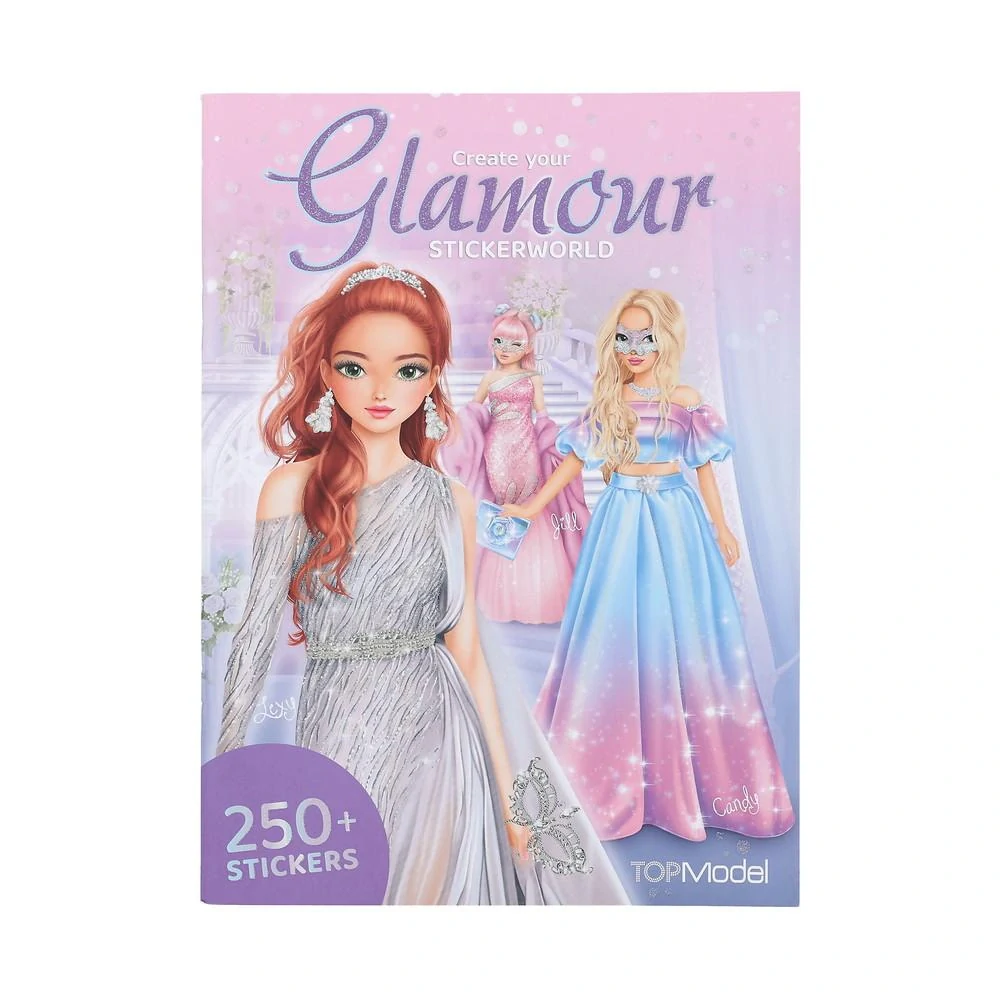 Top Model Glamour kreativní sešit se samolepkami