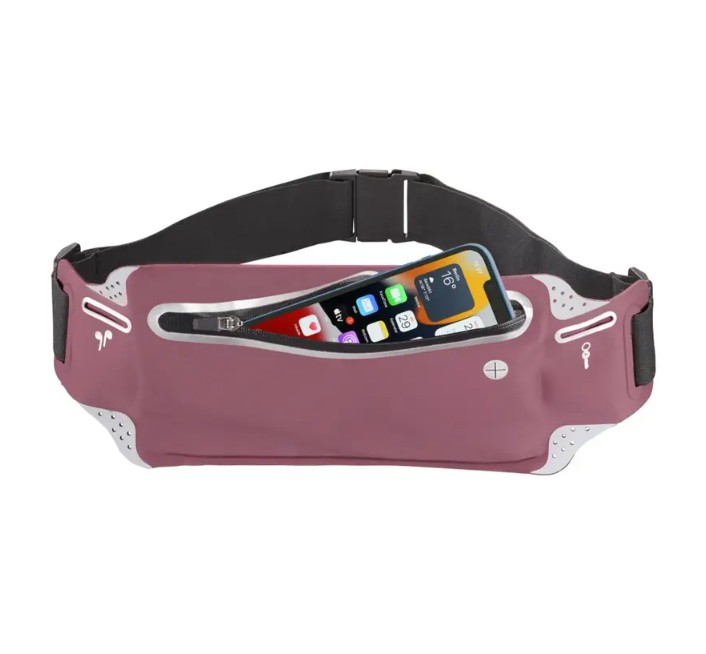 Hama Finest Sports, sportovní bederní taštička na mobil a drobnosti, růžová