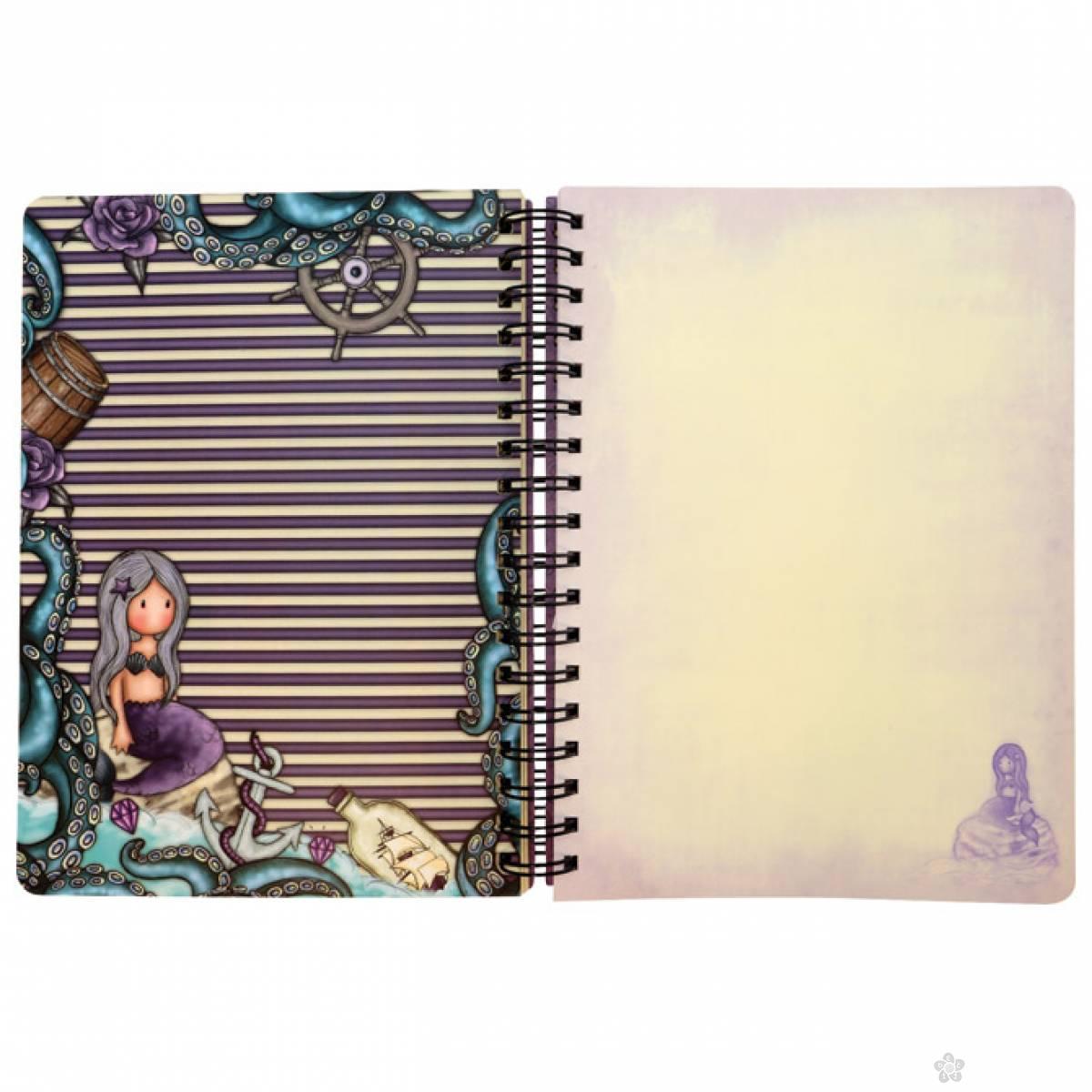 Santoro London Zápisník A4 Sea Nixie  320 stran