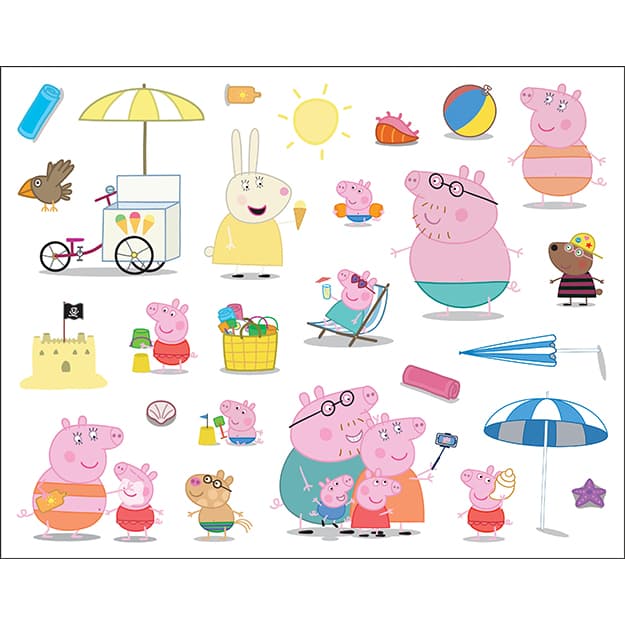 Prasátko Peppa Lepím si znovu a znovu + omalovánky