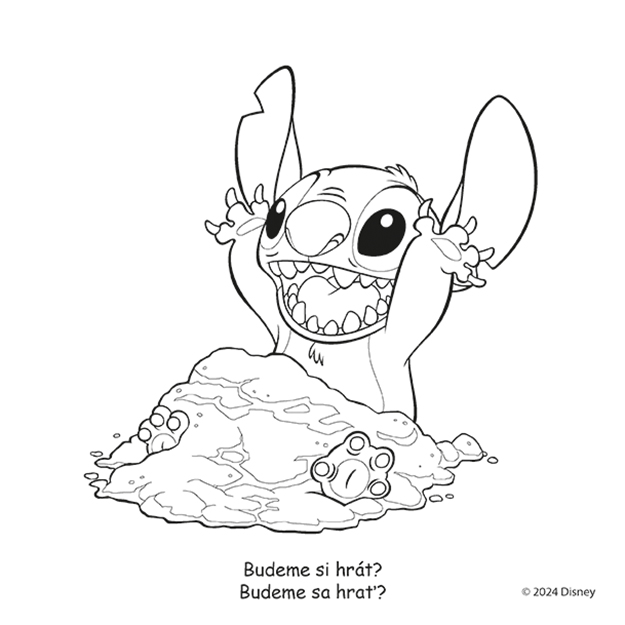 Pexeso Lilo & Stitch s omalovánkami