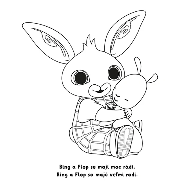 Pexeso Bing s omalovánkami