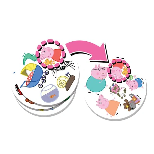 Postřeh! Prasátko Peppa – karetní hra na postřeh