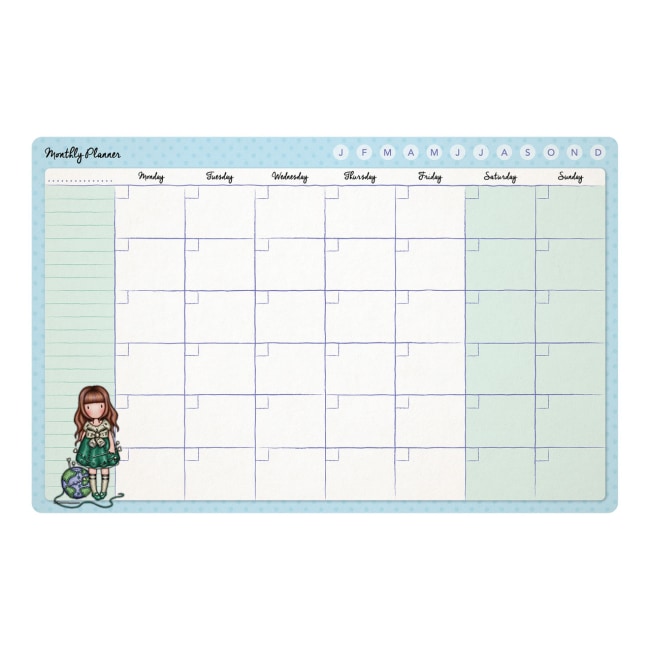 Santoro London Diář Denní plánovač Daily planner Purrrrrfect Love