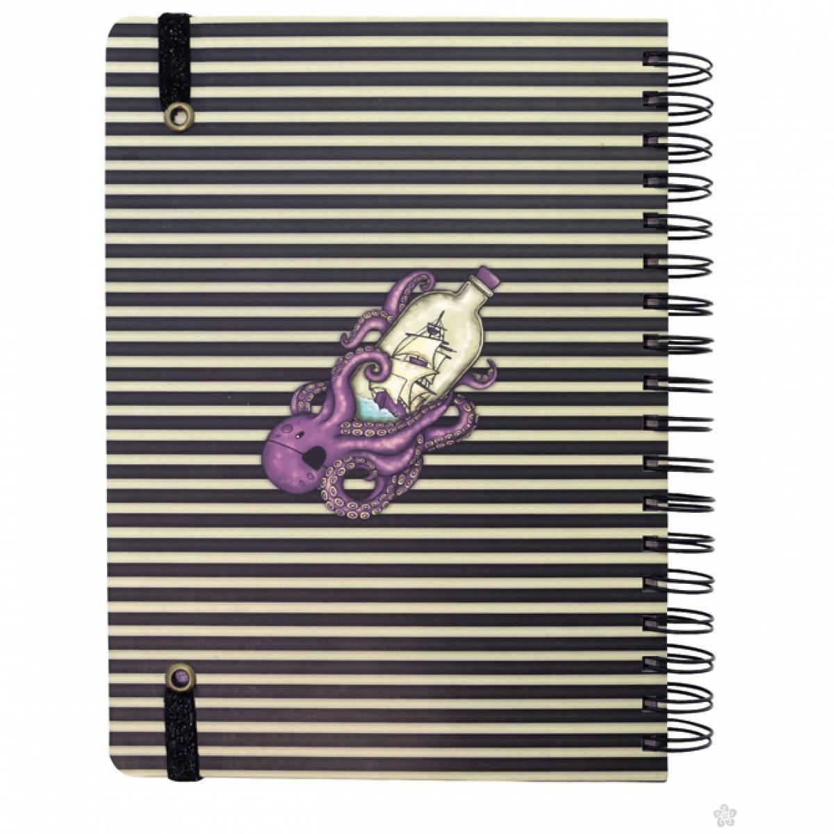 Santoro London Zápisník A4 Sea Nixie  320 stran