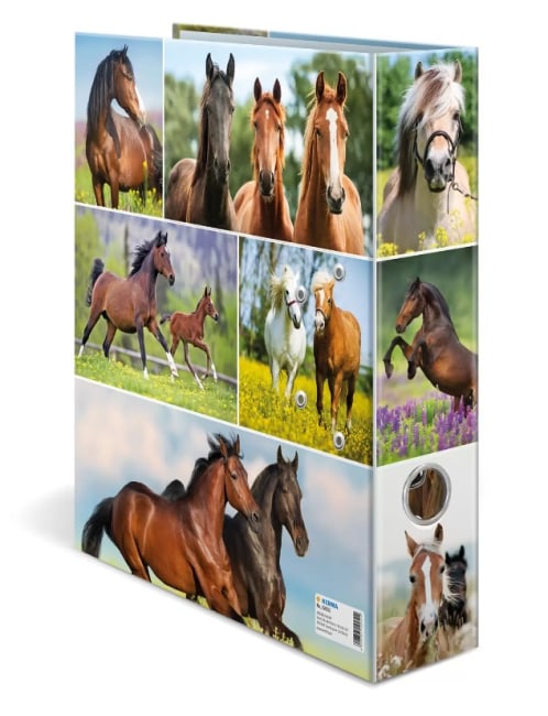 Designový Šanon A4 pákový Animals - koňská louka