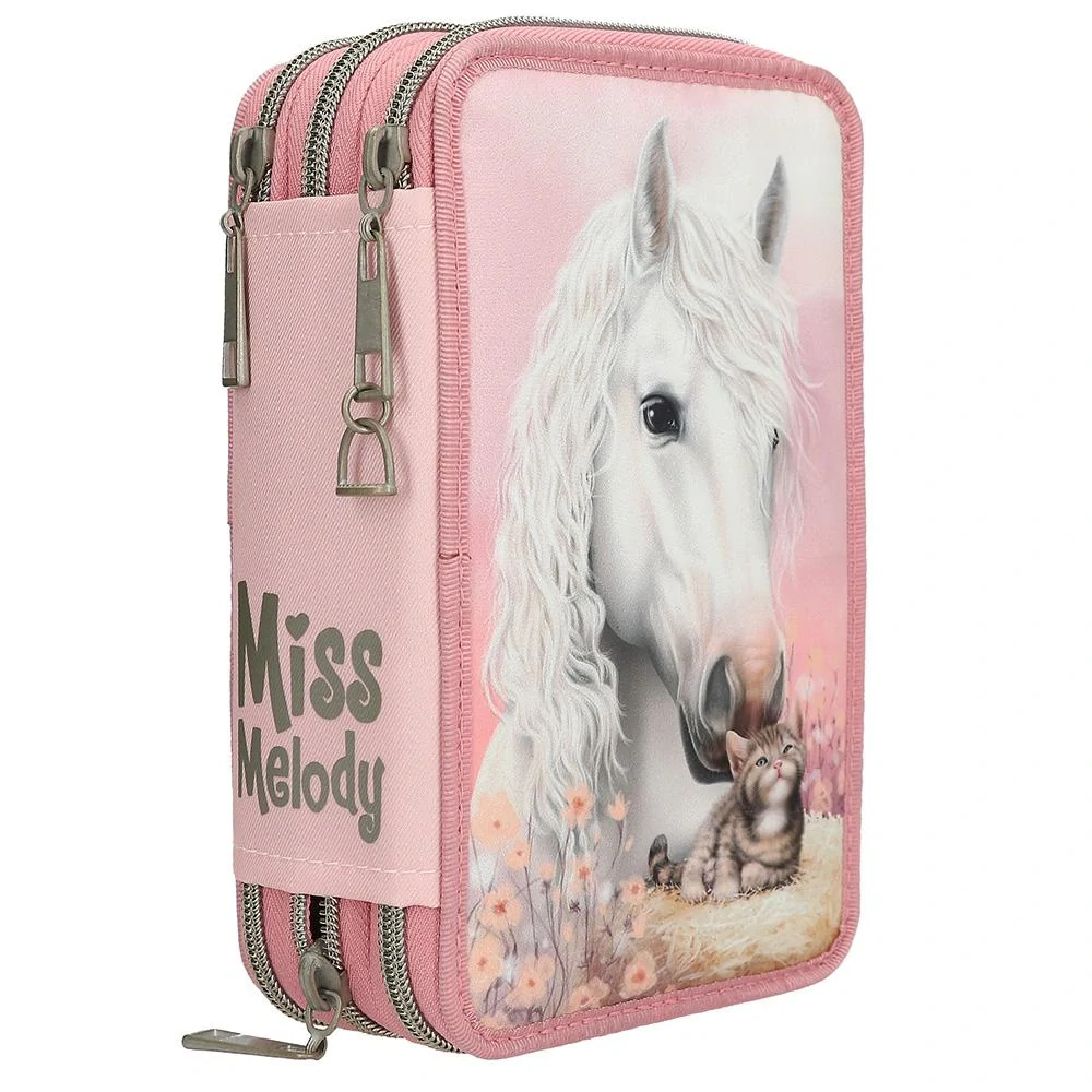 Třípatrový penál s výbavou Miss Melody True Friends
