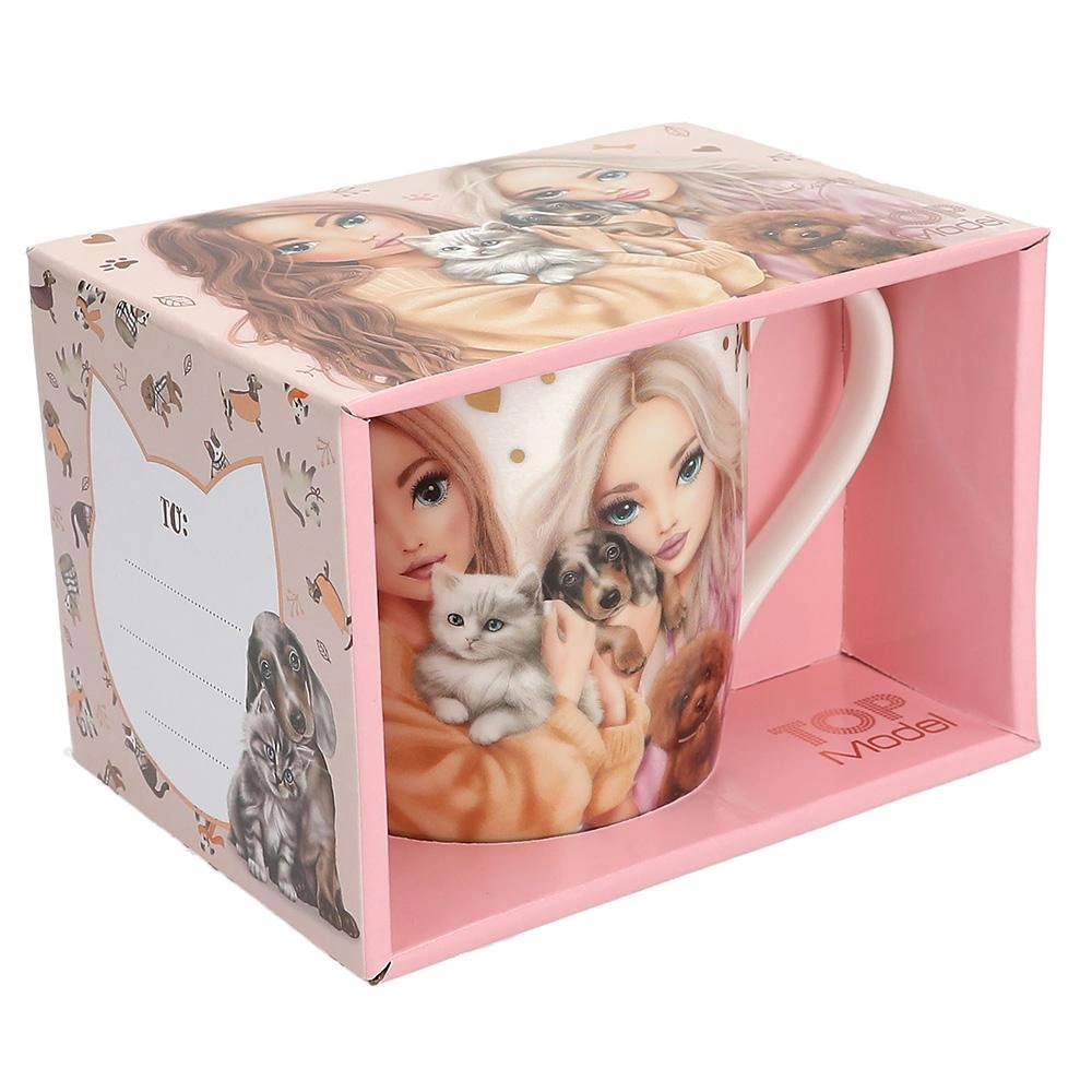 Top Model Porcelánový hrníček s věnováním Fur Ever Friends – Hayden & Candy