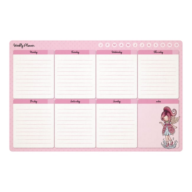 Santoro London Diář Denní plánovač Daily planner Purrrrrfect Love