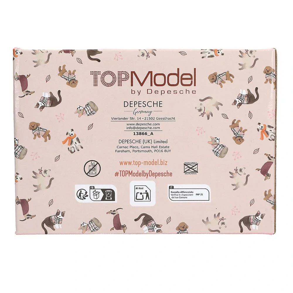 Top Model Porcelánový hrníček s věnováním Fur Ever Friends – Hayden & Candy