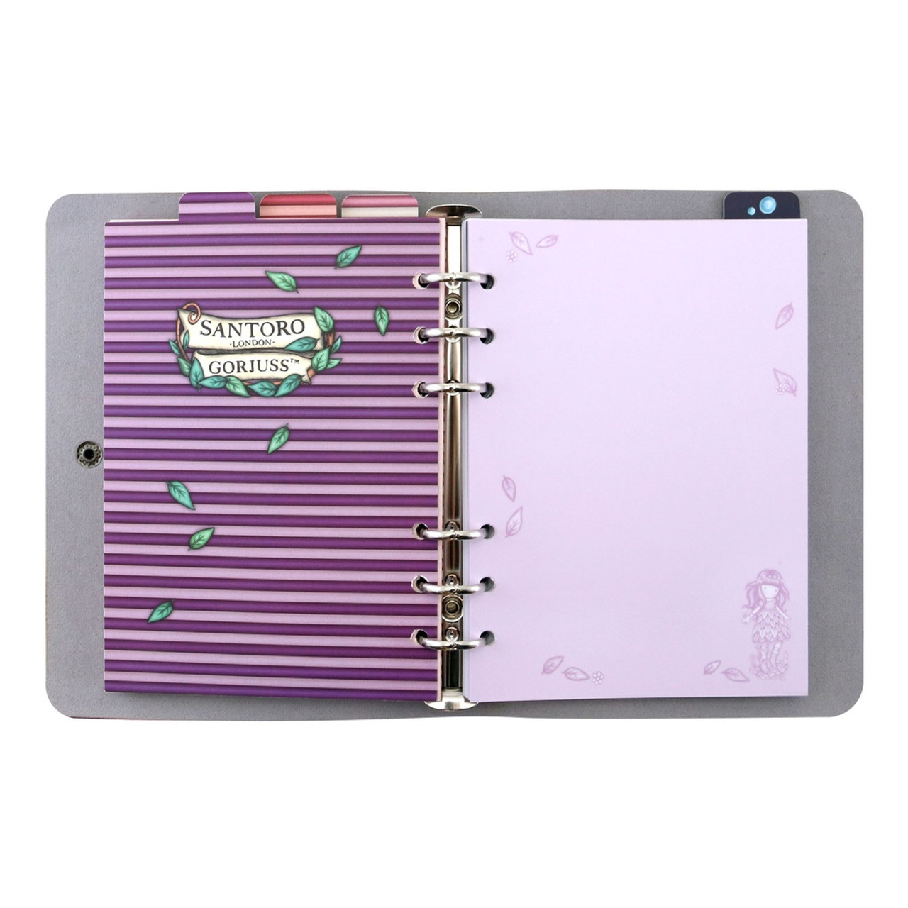 Santoro London Zápisník s kroužkovou mechanikou TO THE ENDS OF THE EARTH 200 stran