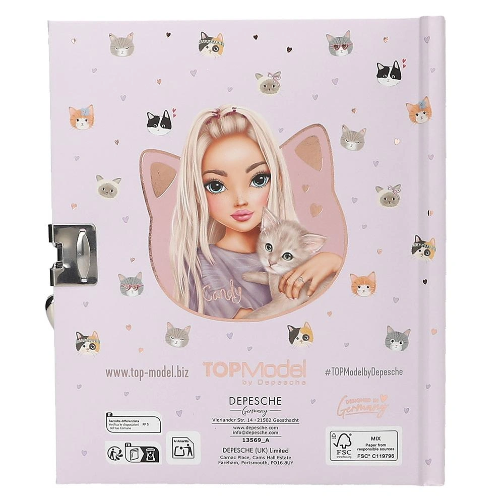 Top Model Deníček na zámek Kitty – Lizzy a kotě