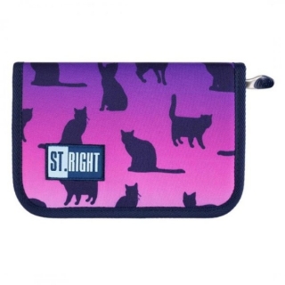 Školní penál jednopatrový NIGHT CATS