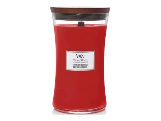 WoodWick Crimson Berries – velká svíčka ve váze 609 g