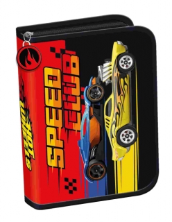 Školní penál jednopatrový HOT WHEELS