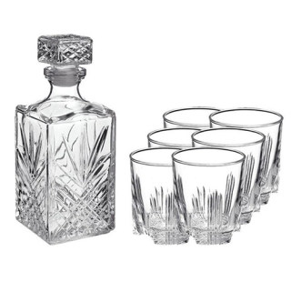 Bormioli Rocco Selecta Sada na whisky se skleničkami s karafou 